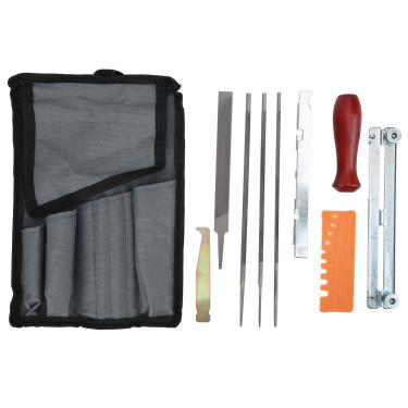 Imagem de Lima para motosserra, kit de afiador de motosserra durável e redondo de trava rápida para motosserras de arquivamento