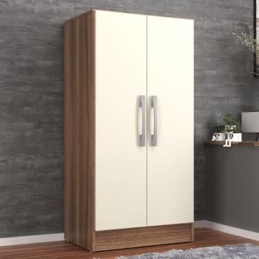 Imagem de Armário Multiuso Vaticano 2 Portas Castanho/Of fWhite