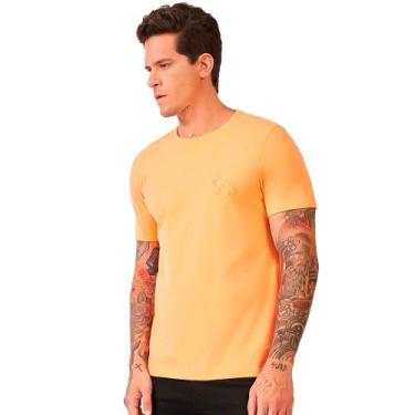 Imagem de Camiseta Acostamento Casual Ve24 Amarelo Masculino