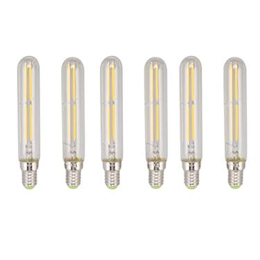 Imagem de Lâmpada Tubular LED, 220‑240 V T20x120 4 W Lâmpadas Tubulares E14 2300 K de Largura Aplicação para Residências (Transparente)