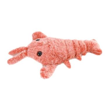 Imagem de Ｂｅｓｇａ Brinquedo de Gato de Lagosta Disquete para Gatos Internos Brinquedos de Erva de Gato Brinquedo de Mastigar para Gatos Cachorrinho