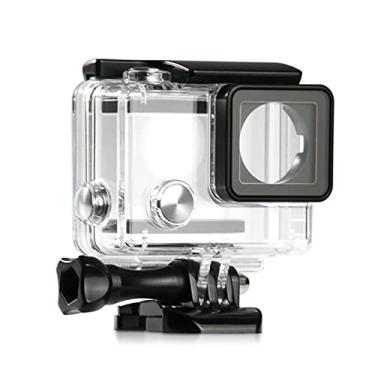 Imagem de ZEZEFUFU Estojo de mergulho para câmera transparente à prova d'água para GoPro Hero 4 3+ 3, capa protetora subaquática de 20 m