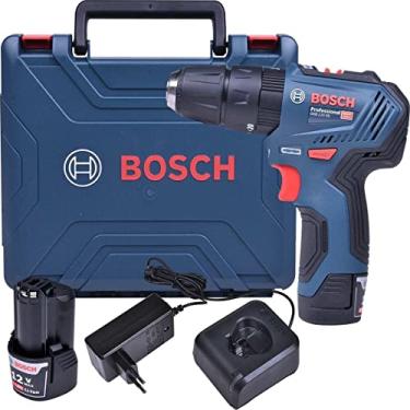 Imagem de Bosch Parafusadeira Furadeira Gsb 12V-30 Brushless 12V Com 2 Baterias 1 Carregador E Maleta, Azul