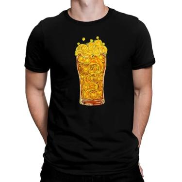 Imagem de Camiseta Cerveja x Noite Estrelada Van Gogh