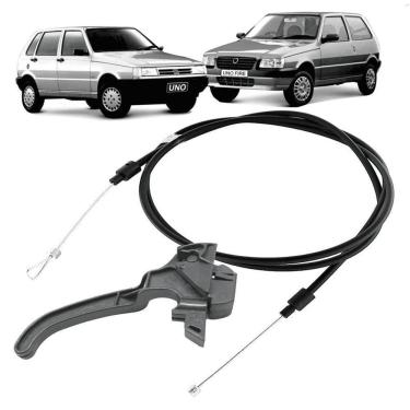 Imagem de Cabo Abrir Capô Com Maçaneta Puxador Uno Mille 1985 A 2013