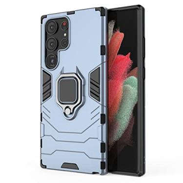 Imagem de Compatível com Samsung Galaxy S23 Ultra 5G capa 360 Deree anel giratório anel magnético de dedo híbrido suporte de camada dupla acessórios para celular capa para celular para S23ultra 23S S 23