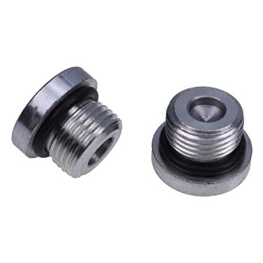 Imagem de JZGRDN 2X 2203739 2203738 Plugue de drenagem de óleo para caixa de engrenagens frontal compatível com Polaris Sportsman RZR Ranger 570 500 1000