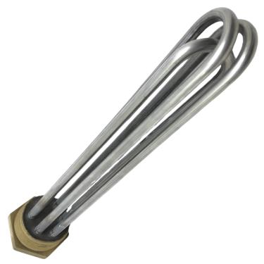 Imagem de Resistência Elétrica 12000w 220/380v 340mm 3 Elementos Rosca 2 Polegadas Aquecedor Piscina Trocador Calor Sauna