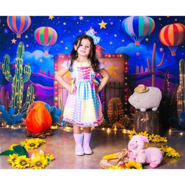 Imagem de Vestido Junino Luxo Candy