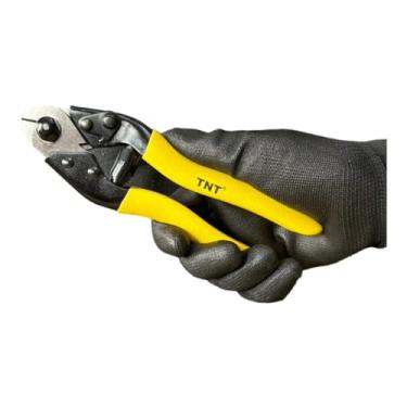 Imagem de TNT Alicate Bico de Papagaio Corta Cabo Aço Arame Profissional 7,5" Com Trava