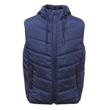 Imagem de Colete Masculino Puffer Azul com Capuz Wrangler 33970