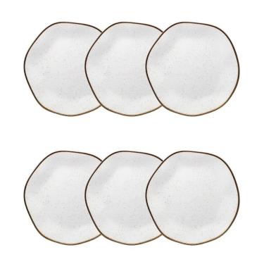 Imagem de Conjunto de Pratos de Sobremesa 06 Peças Ryo Maresia Oxford