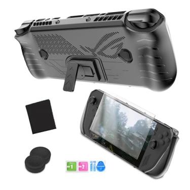 Imagem de JOYTORN Protective Case Compatible with ASUS Rog Ally X,Kickstand Cover Case with Tempered Glass Screen Protector