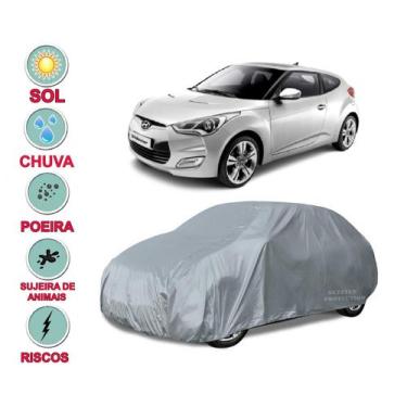 Imagem de Capa cobrir carro Veloster 100% Impermeável Proteção Total Bezzter