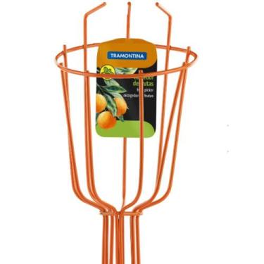 Imagem de Colhedor de Frutas Tramontina em Aço sem Cabo, P