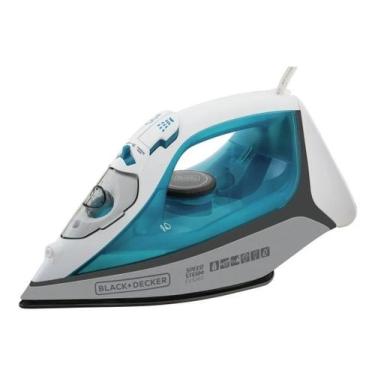 Imagem de Ferro De Passar A Vapor Black+decker Fx3060 Cor Azul E Branco Com Base