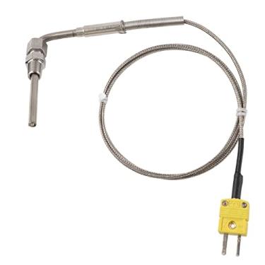 Imagem de Termopar EGT K, 1/8 NPT de Aço Inoxidável Termopar EGT Mini Conector K para Sonda de Temperatura de Gases de Escape Com Ponta Exposta e Plugue, Trava de Pressão Ajustável