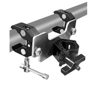 Imagem de Kit de montagem Starlink atualizado, suporte de antena ajustável para suporte de poste Starlink, suporte de braçadeira universal para Starlink, instalação portátil ao ar livre para trailer trailer