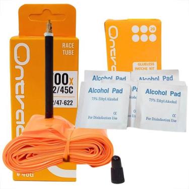 Imagem de Kit Reparo Pneu Bicicleta Remendo Bike Câmara De Ar Aro 700 Speed Cons