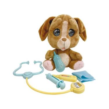 Imagem de Pelúcia Veterinário Cry Pets Vet Set Interativa - Multikids
