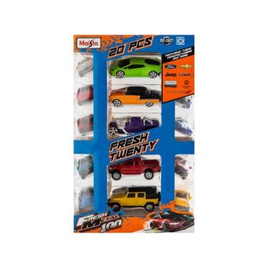 Imagem de Kit Carrinhos 100 Collection Fresh Metal Twenty - Maisto 20 Peças