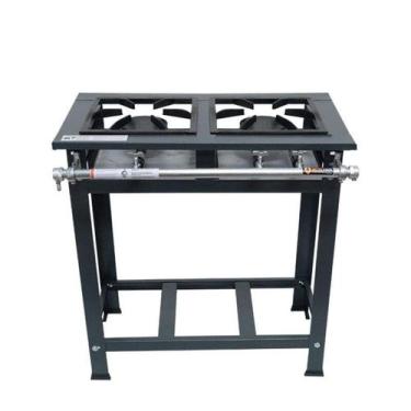 Imagem de Fogão Industrial P5 2 Bocas Baixa Pressão 2QS - MetalFour