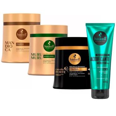 Imagem de Haskell Cronograma Capilar 3x500g +Supermáscara Acidificante
