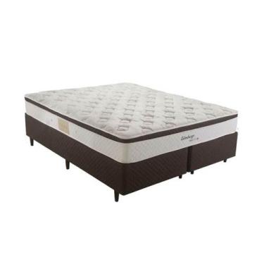 Imagem de Cama Box Queen Herval Edimburgo Molas Maxspring, 64 x 158 x 198 cm