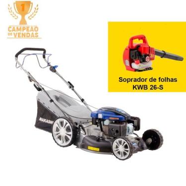 Imagem de Cortador Grama LR225Tração Nakashi Soprador de Folhas KWB26s