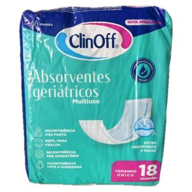 Imagem de Absorventes Geriátrica Multiuso Clinoff C/18 Unidades