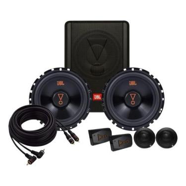 Imagem de Caixa JBL Ativa Amplificada SW8A-MS 200w + Kit 2 Vias JBL 62VMS80 180W