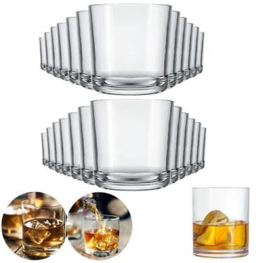 Imagem de Jogo de Copos Nadir Bar Whisky 265ml Em Vidro com 24 peças - Nadir Fig