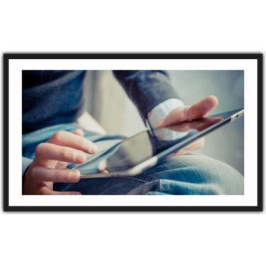 Imagem de Quadro Decorativo Escritórios Contabilidade Economia Com Moldura TT03 