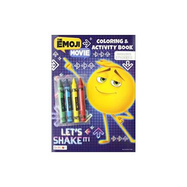 Imagem de (Coloring & Activity with Crayons) - Bendon The Emoji Movie Colouring and Activity Book with Crayons, 32 Pages (40939)