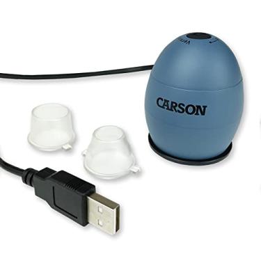 Imagem de Microscópio Carson de Computador com Zoom 81X e iluminação por LED