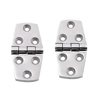 Imagem de Dobradiça de porta de fundição de ferragens marítimas de aço inoxidável 316 2/4 peças para barco iate RV - Tamanho: 76 mm x 40 mm (2)