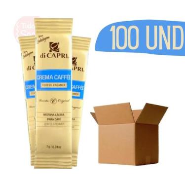 Imagem de Leite Em Pó Em Sache Stick Crema Caffe Di Capri 100 Sachês