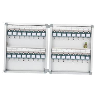 Imagem de YsXoWiui Caixa de Bloqueio de Chave, Armário de Segurança, Organizador de Chave de Fácil Montagem, Cofre de Chave para Complexos de Gerenciamento de Propriedad, Posição de 32 teclas