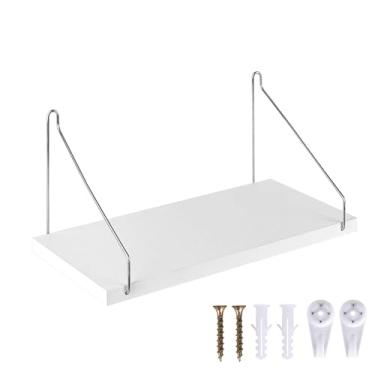 Imagem de JANKOW Prateleiras de parede de madeira, prateleiras flutuantes para miniprojetor, prateleira suspensa de armazenamento para sala de estar, banheiro, quarto.