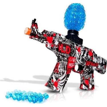 Imagem de Arminha Automática De Brinquedo Elétrica Com 5000 Bolinhas - King