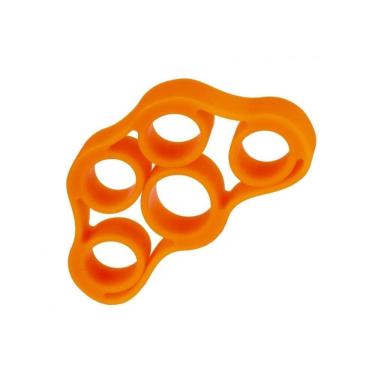 Imagem de Extensor Elástico para Fortalecimento dos Dedos, 3 kg/6.6Lb, Laranja, LiveUp Sports, 7898495112383