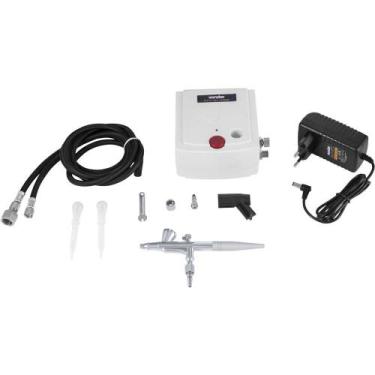 Imagem de Aerografo com mini compressor vonder