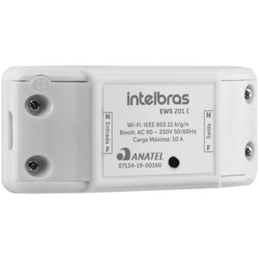 Imagem de Interruptor Inteligente de Tomada EWS 201 E  - Intelbras Wi-Fi compatí