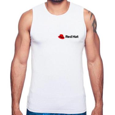 Imagem de Regata Red Hat Linux - Foca na Moda, Branco, GGG