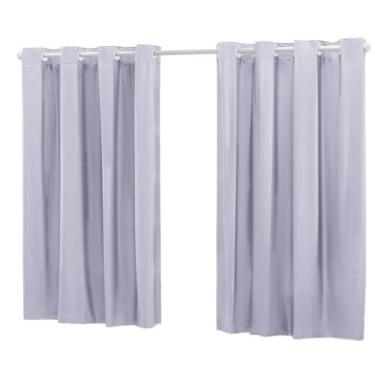 Imagem de Cortina Blackout 2,20 de Largurax 1,30 Altura + Kit Varão de 1,50 metr