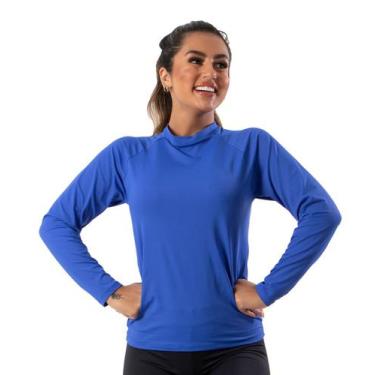 Imagem de Blusa Térmica Poliamida Segunda Pele Manga Longa Com Proteção Uv 50+ U