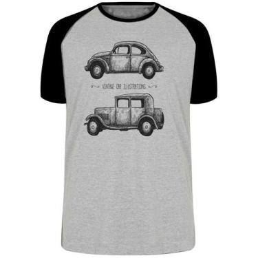 Imagem de Camiseta Carro Antigo Blusa Plus Size extra grande adulto ou infantil 