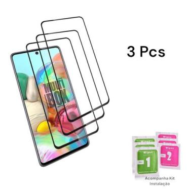 Imagem de Kit Proteção 3UN Película 3D De Vidro Temperado Para Motorola Moto G35