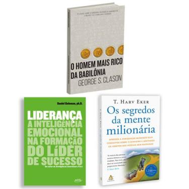 Imagem de Kit 3livros, Liderança, A Inteligência Emocional + O Homem Mais Rico d