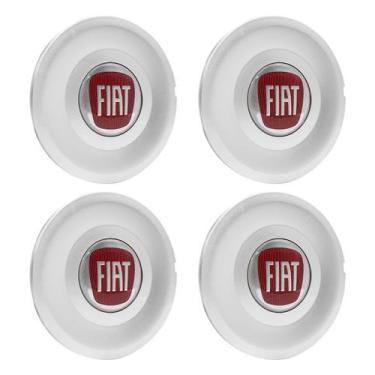 Imagem de Jogo Calota Meio Roda Fiat Stilo Idea Aro 14 15 16 e Roda Wolverine - 